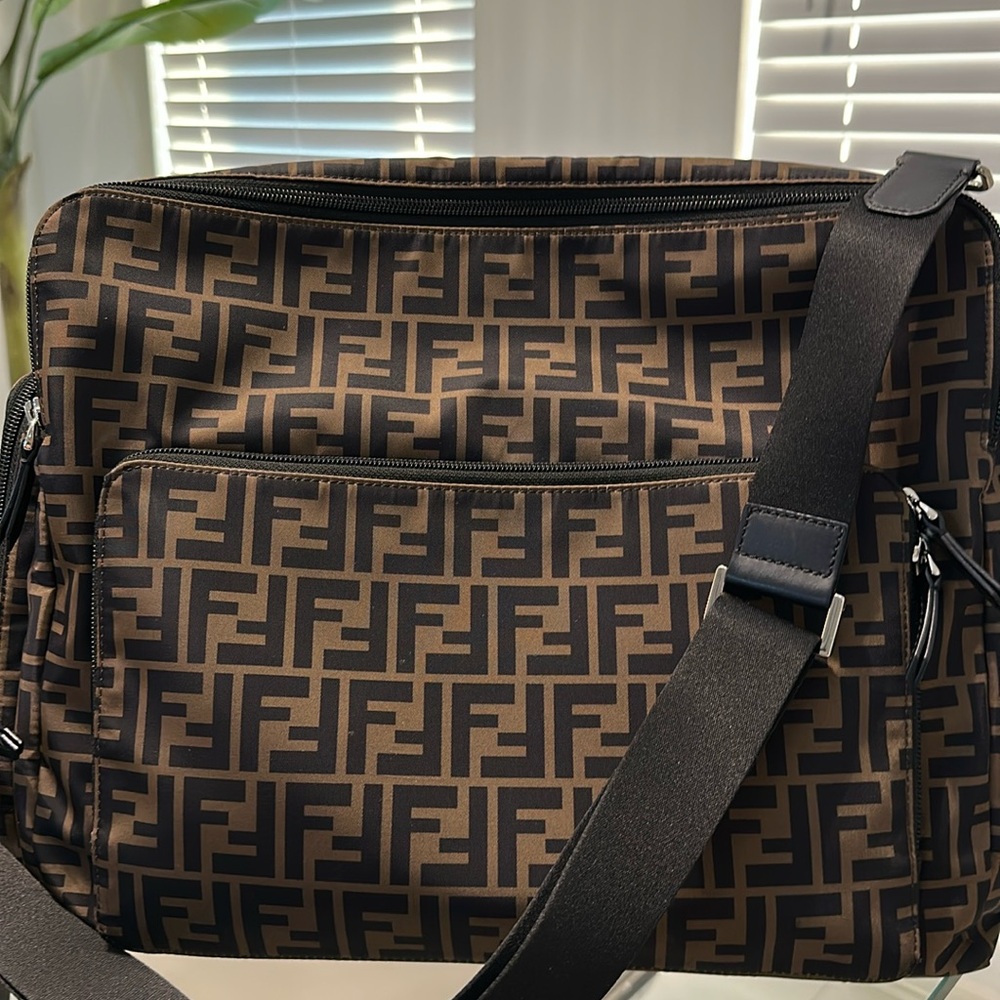 FENDI FF monogram changing diaper bag